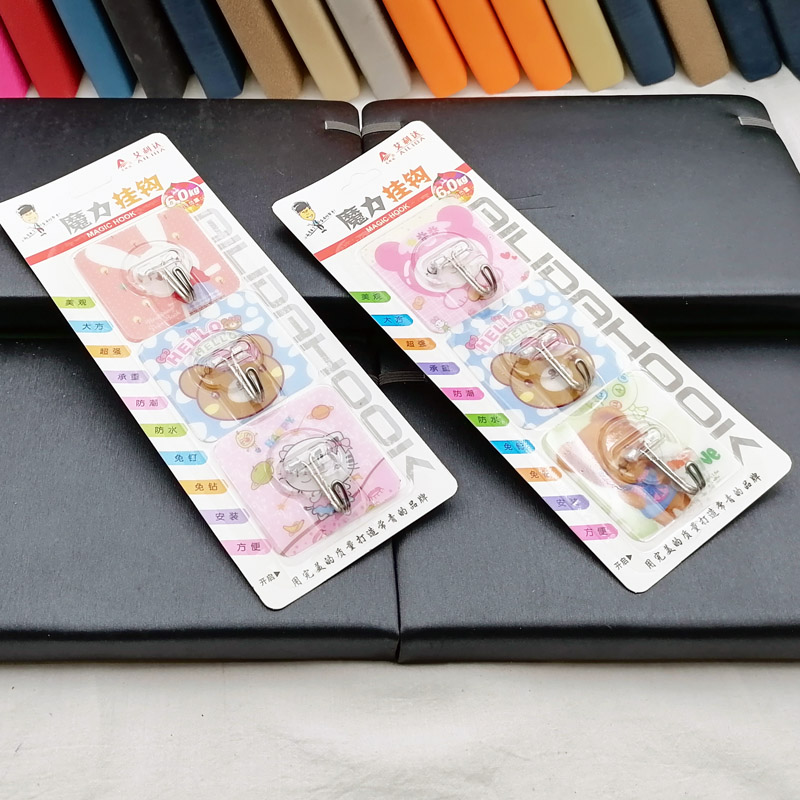 L1231 9600 Three nano adhesive hooks, Magic Traceless hooks, suction cup hooks, 2-yuan store department store wholesale Application Scenario