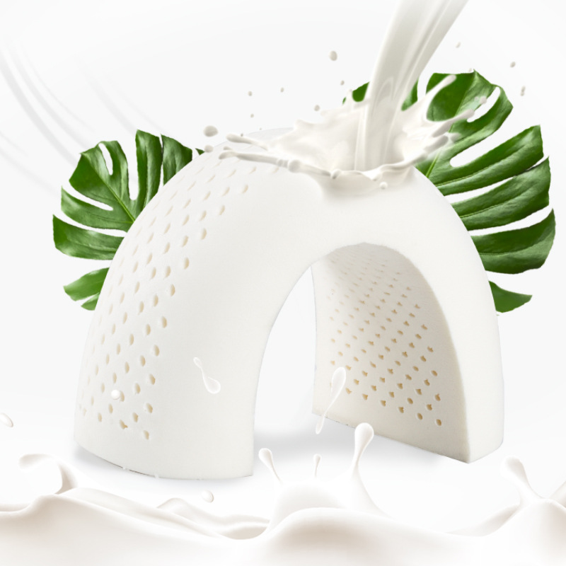 Audair latex semi-cylindrical pillow, cervical spine pillow, lounge chair pillow, leg cushion, lumbar support cushion, cervical spine pillow Specification image