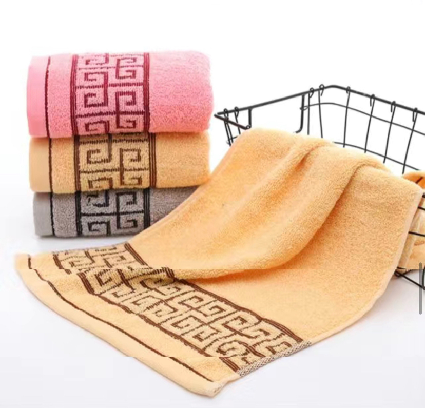 Backword check toalla de algodón para adultos ducha facial toalla grande pareja toalla de mano para uso doméstico suave y absorbente Item Picture