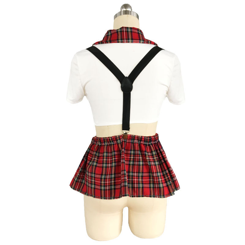 The new erotic lingerie uniforms are seductive with a European and American style, and the student uniforms are sexy cosplay anime costumes Item Picture