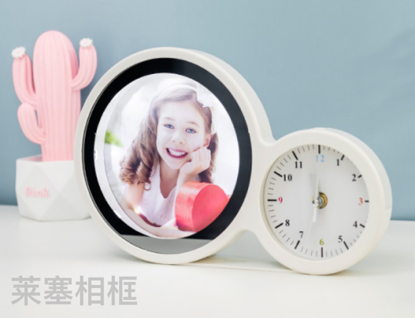 Glass creative ornaments, photos, home decoration gifts, handicrafts, magic mirrors, photo frames details Picture