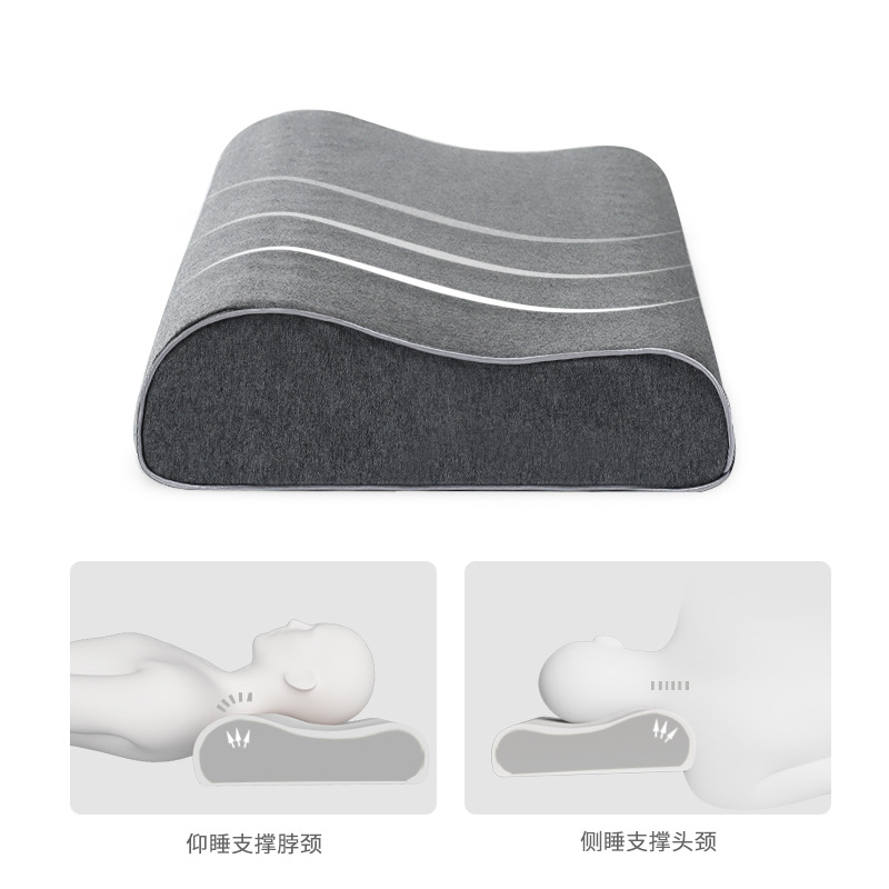 Audair latex pillow, adult pillow, sleep neck protection pillow core, single pillow core, home neck pillow, neck protection pillow details Picture