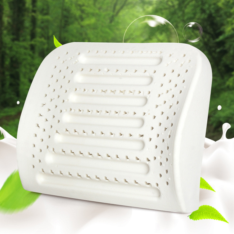 Latex car lumbar pillow maternity cushion Car lumbar cushion office chair lumbar pillow