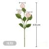 Simulated 3-head small lotus flowers for living room and bedroom decoration, artificial flowers, home decoration ornaments, simulated flower bouquets Item Picture