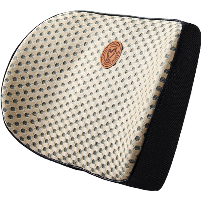 Thin car lumbar support cushion, breathable summer back cushion, small lumbar support, lumbar pillow backrest Item Picture