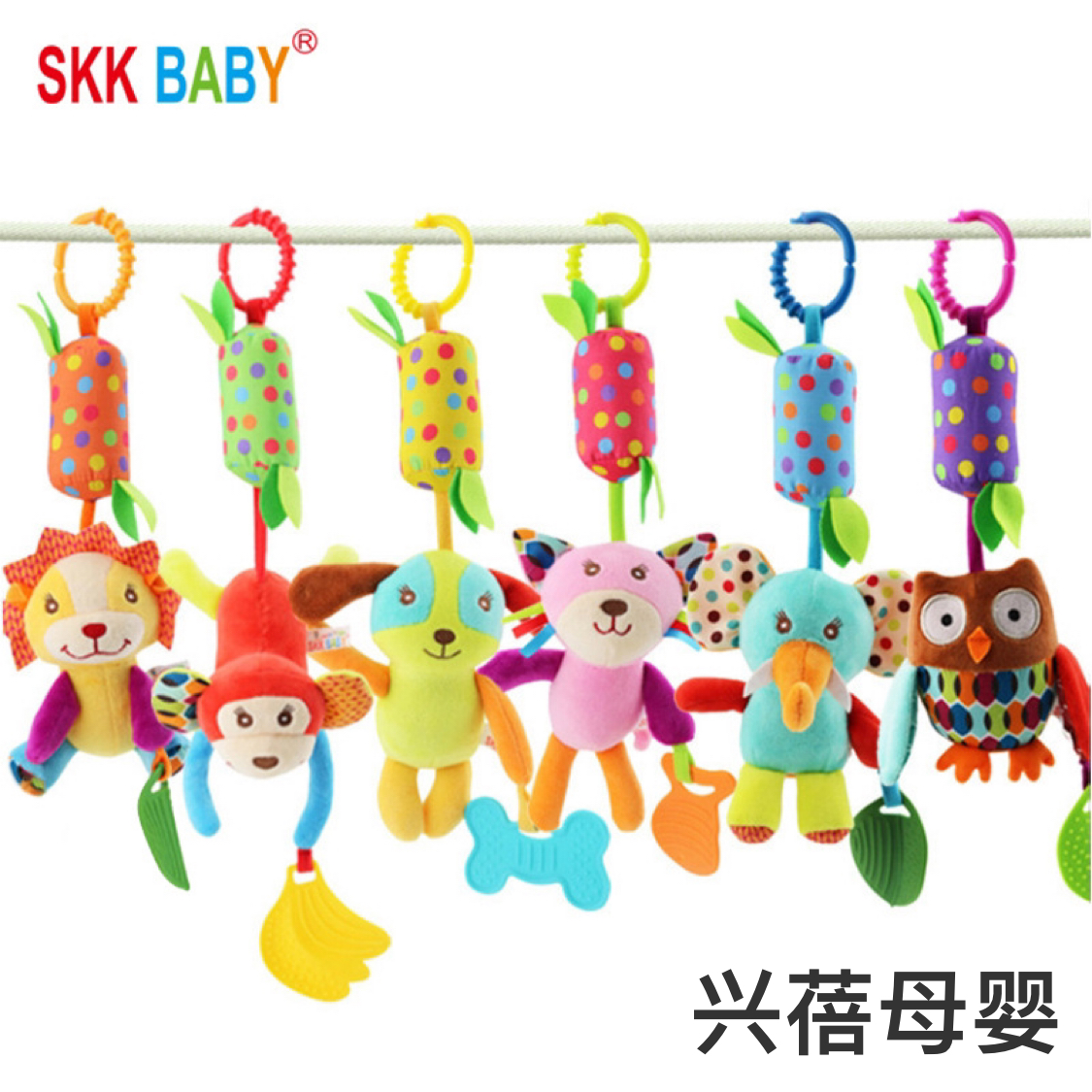 婴幼儿床铃摇铃热销音乐床头铃宝宝安抚风铃玩具