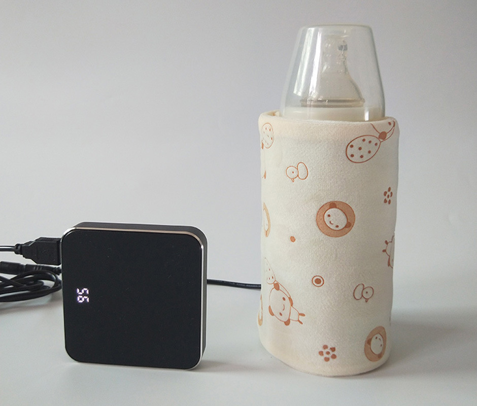 Milk bottle thermal sleeve outdoor portable milk warmers milk bottle heating insulation sleeve