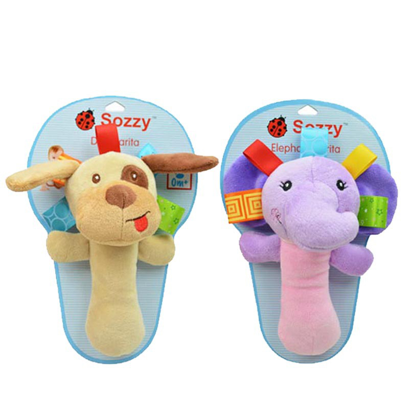 Baby and animal hand-cranked sticks, BB sticks, elephants, monkeys, puppies, and various color card packages Application Scenario