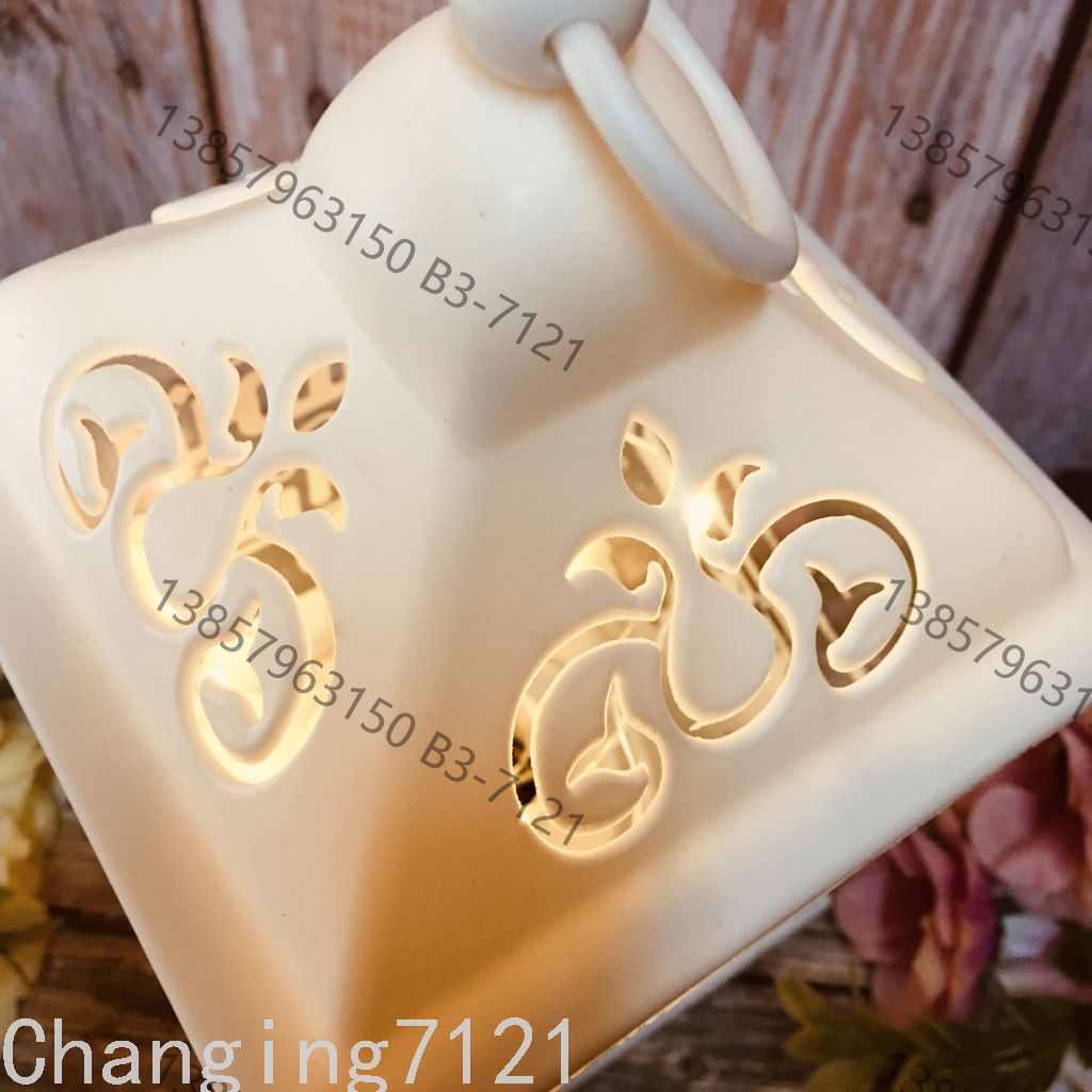 Cross-border antique-style Christmas and Ghost Festival wishing lanterns, ramadan decorative craft, wholesale small oil lamps for Ramadan Specification image