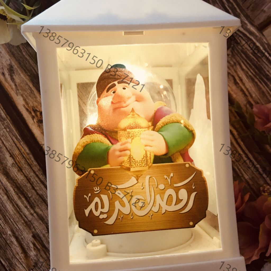 Cross-border wholesale of Ramadan Christmas wind lanterns, LED electronic candles, Ramadan night antique horse lanterns, decorative craft ornaments Application Scenario