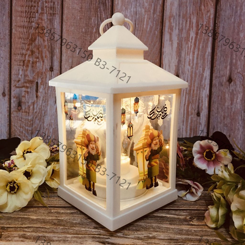Cross-border antique-style Christmas and Ghost Festival wishing lanterns, ramadan decorative craft, wholesale small oil lamps for Ramadan Specification image