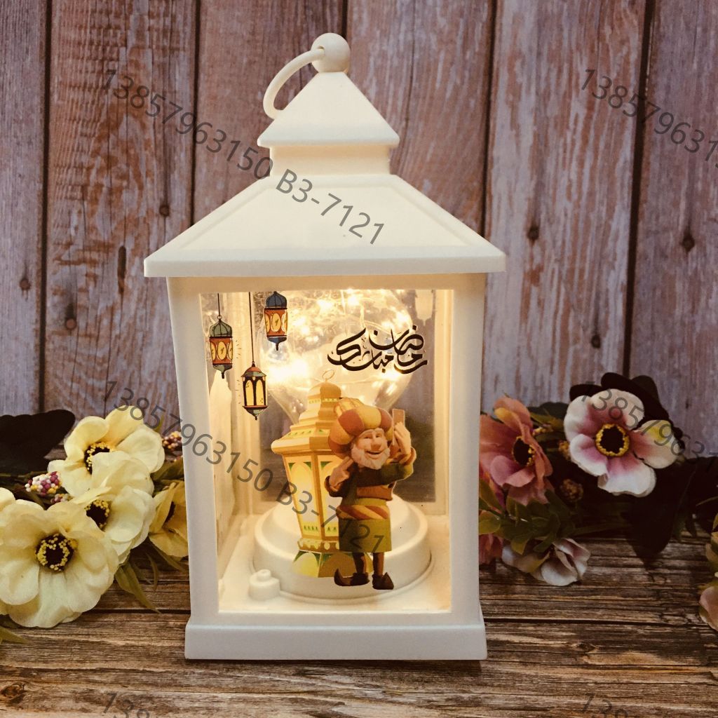 Cross-border antique-style Christmas and Ghost Festival wishing lanterns, ramadan decorative craft, wholesale small oil lamps for Ramadan details Picture
