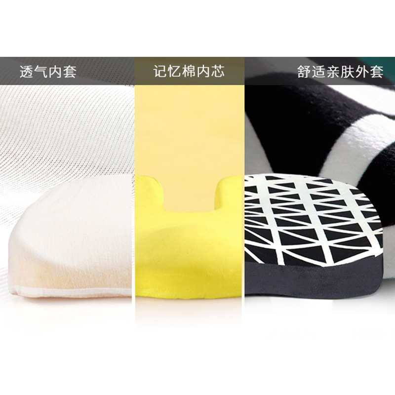 Cartoon office chair seat cushion, thickened seat cushion, car seat cushion, computer chair cushion, rear cushion, memory foam seat cushion Application Scenario
