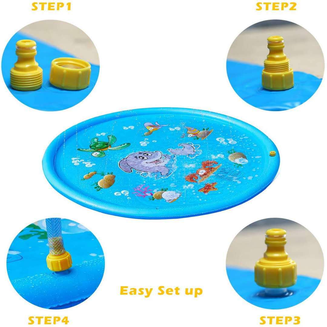 PVC喷水垫/游戏垫吸水垫细节图