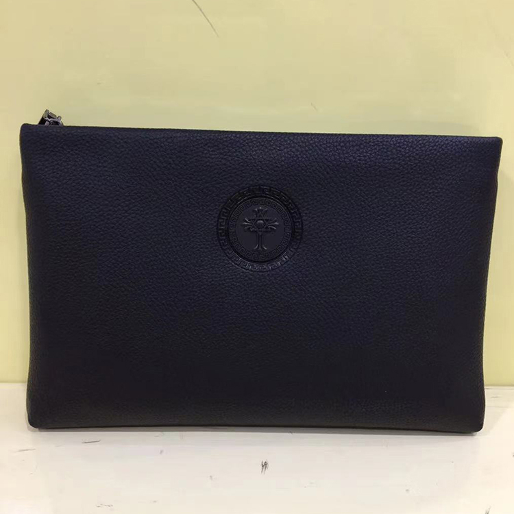 A tripod 98206 wallet Men's Envelope Long zippered hand grab bag leather bag