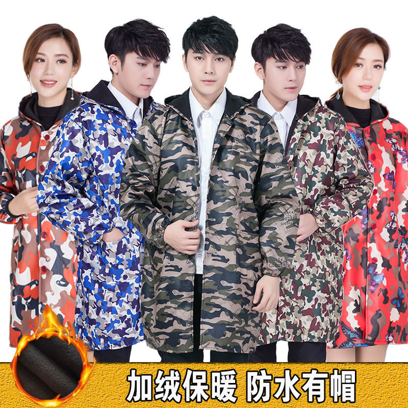 Overalls adult down coveralls winter hooded dust camouflage coveralls kitchen blue camouflage coveralls