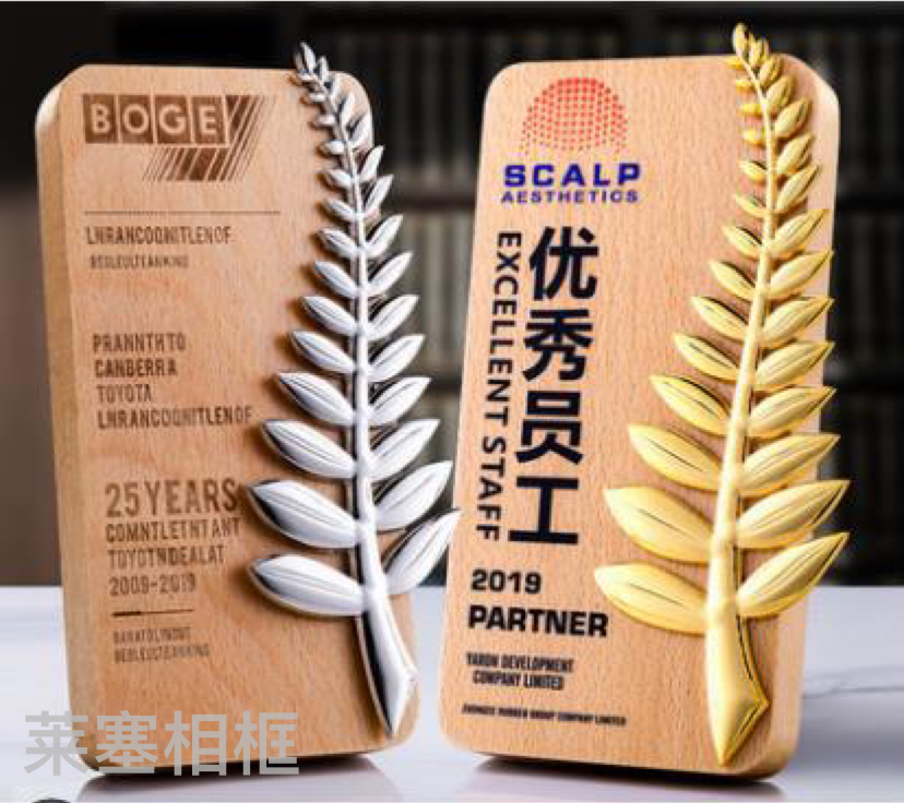 Beech wood metal creative decorative items for home decoration, gifts, handicrafts, MEDALS Item Picture