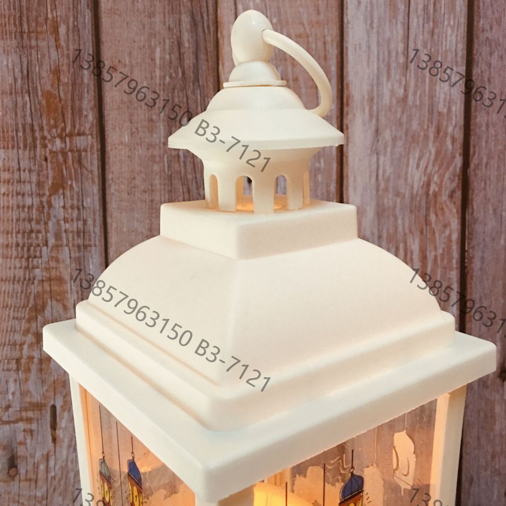 Ranadan Ramadan lantern Eid, custom iron art wind lantern, handicrafts, ornaments, pendants, Arab-style lanterns Specification image