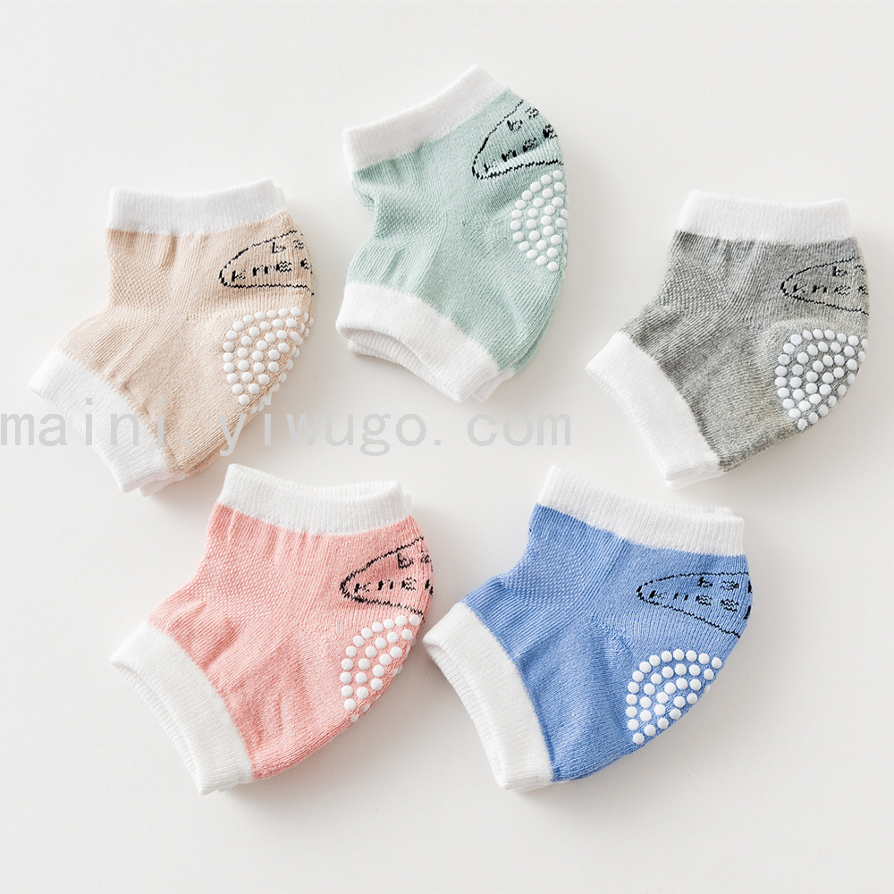 New non-slip children's cotton knee pads Baby crawling knee pads with thick mesh breathable baby knee pads