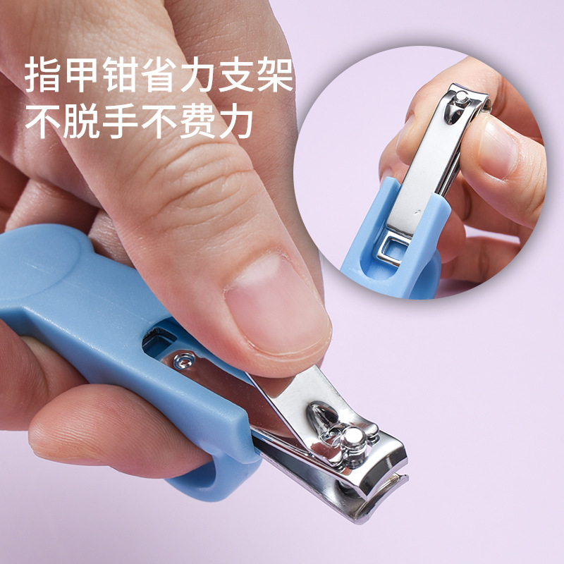 Baby care six-piece set: comb, brush, scissors, baby care set, nail care and nail clipper 6-piece set Specification image