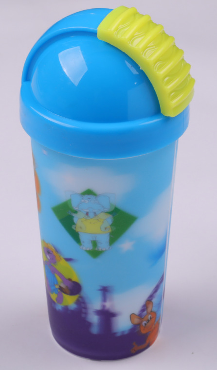 3D children's water bottle cute cartoon leak-proof bottle