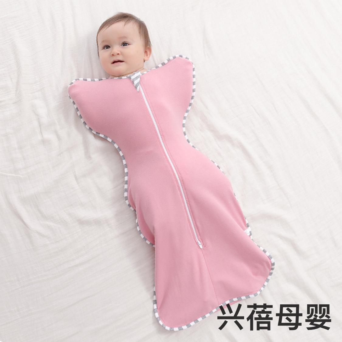 Baby surrender sleeping bag Baby swaddle wrap baby kick proof air-conditioned sleeping bag