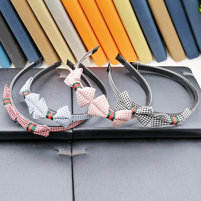 A1027 Double bow tie, headband, hairband, hairpin, hair clip, hair accessory, headwear, two-yuan store details Picture