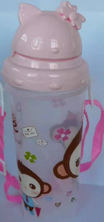 Big mouth monkey children's water cup special water bottle for boys and girls kindergarten
