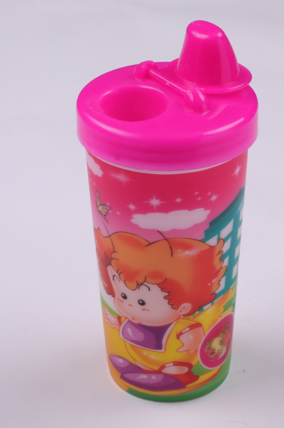 300ML3D Clamshell water bottle for infants kindergarten water bottle for boys and girls