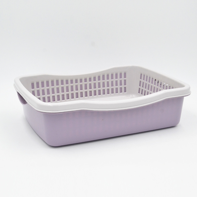 Kitchen draining basket, double-layer plastic fruit basket, two-piece set, thickened fruit and vegetable draining basket, fruit and vegetable basket manufacturer wholesale Item Picture
