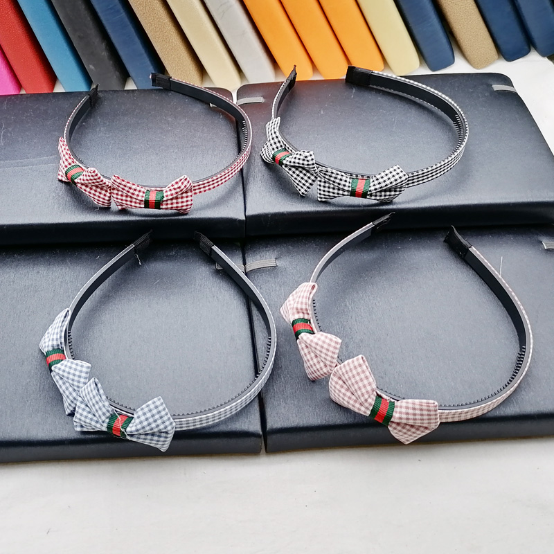 A1027 Double bow tie, headband, hairband, hairpin, hair clip, hair accessory, headwear, two-yuan store Item Picture