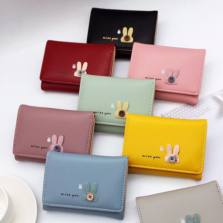 A tripod case bag 45134 wallet women's short small wallet student wallet card bag