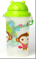 Children's water bottle anti-choking anti-leakage cup kindergarten special water cup