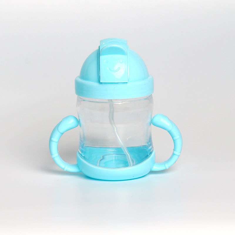 儿童幼儿园2-3-4-5岁婴儿带手柄饮水杯子小孩水壶防漏水杯