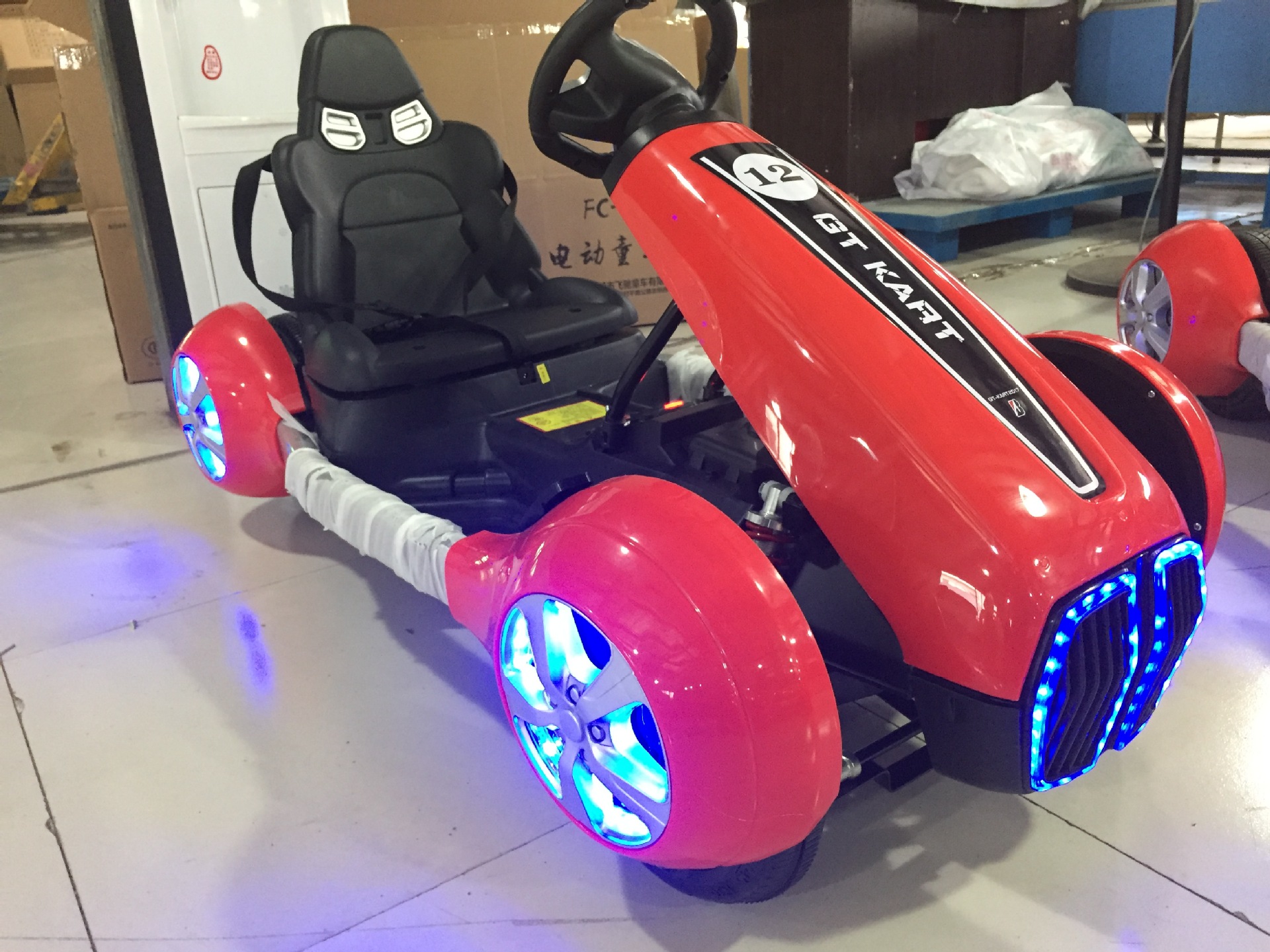 2022 Arab Dubai Qatar Foreign Trade Plaza Electric Children's Go-kart Drift bike child bike details Picture