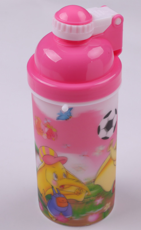 Children's jump cover learn to drink straight drink cup 3D cartoon cute water cup