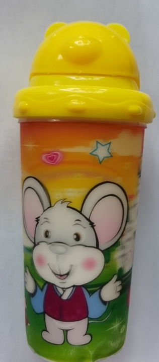 卡通小熊头水杯3D马克杯防摔防漏水壶