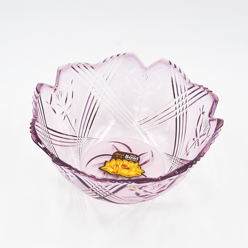 水果盘透明塑料干果盘欧式客厅零食盘大号现代简约创意糖果盘家用