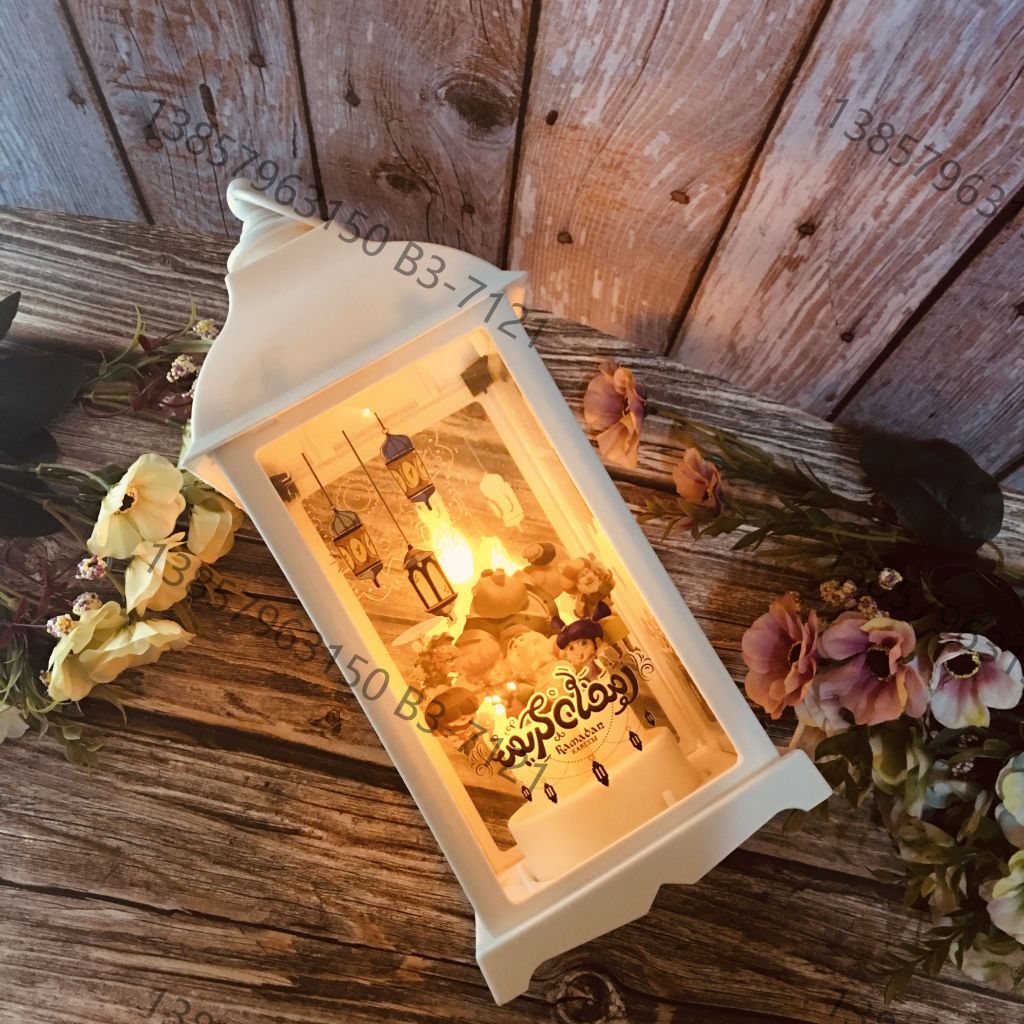 Custom-made iron art led lights eid for Ramadan, decorative lanterns and wind lamps for home decoration Application Scenario