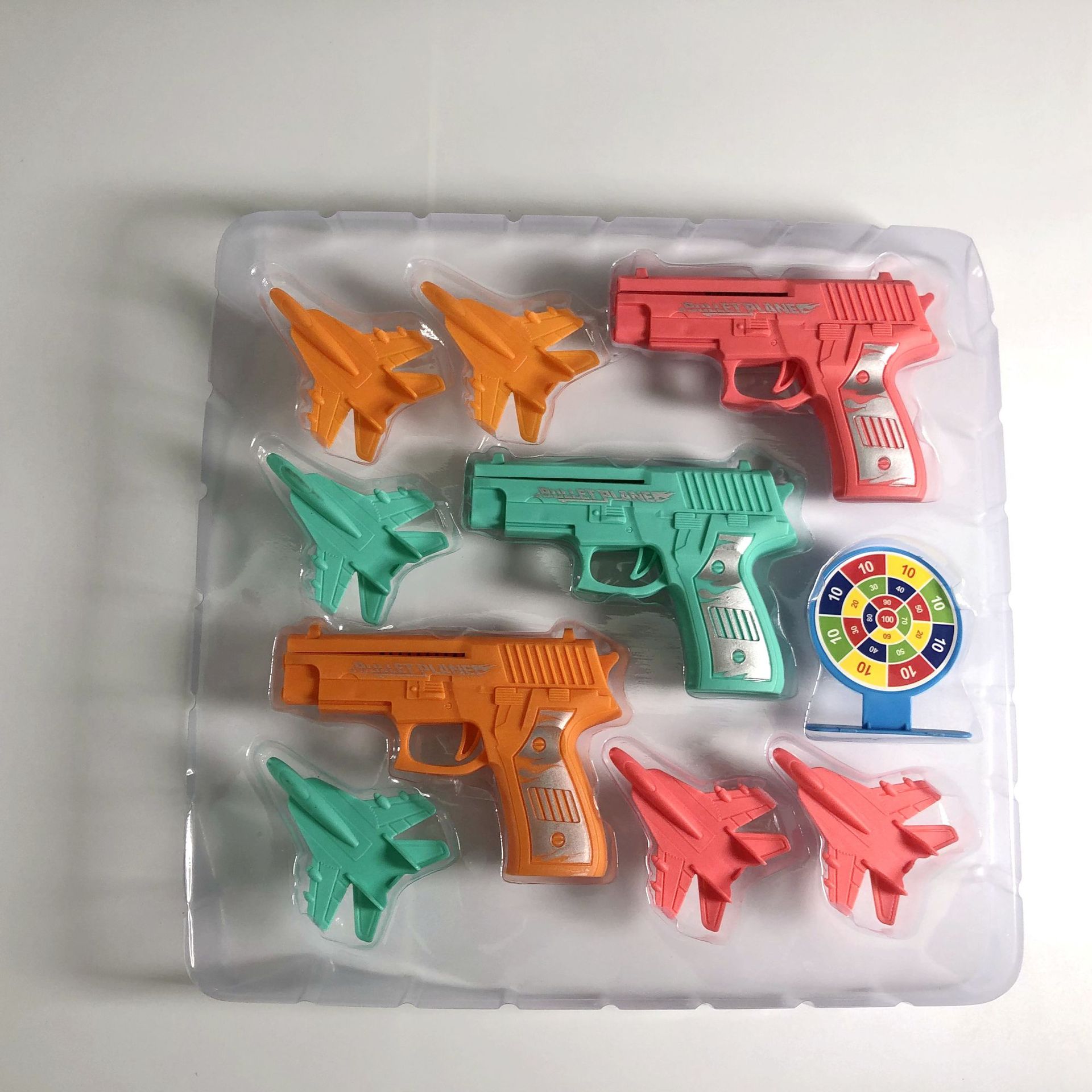 Outdoor boys' toy aircraft launcher, stunt catapult aircraft set, dart shooting, archery, fun toys Application Scenario