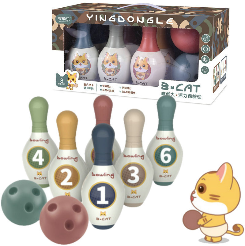 Bowling toys, children's toys, indoor and outdoor parent-child sports, baby children's toys wholesale, ground promotion gift boxes Application Scenario