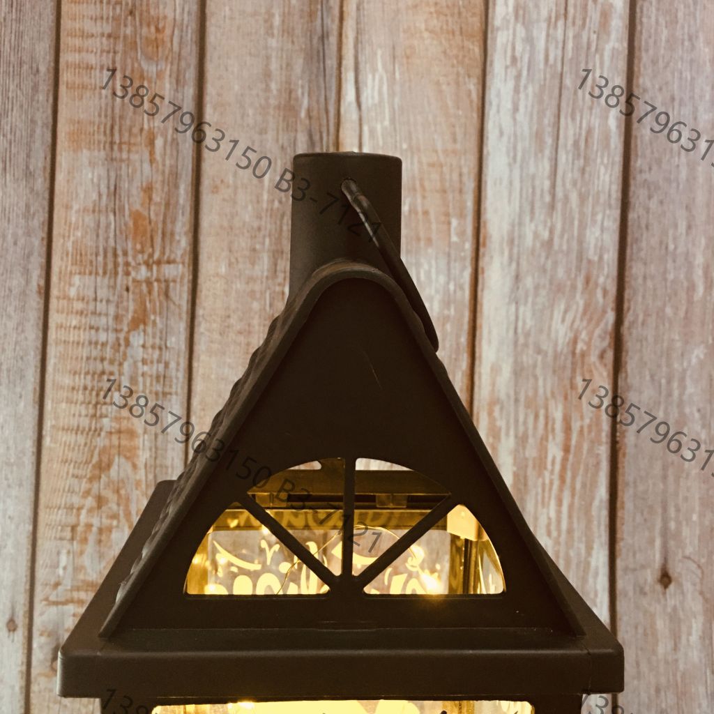 Custom-made iron art led lights eid for Ramadan, decorative lanterns and wind lamps for home decoration Item Picture