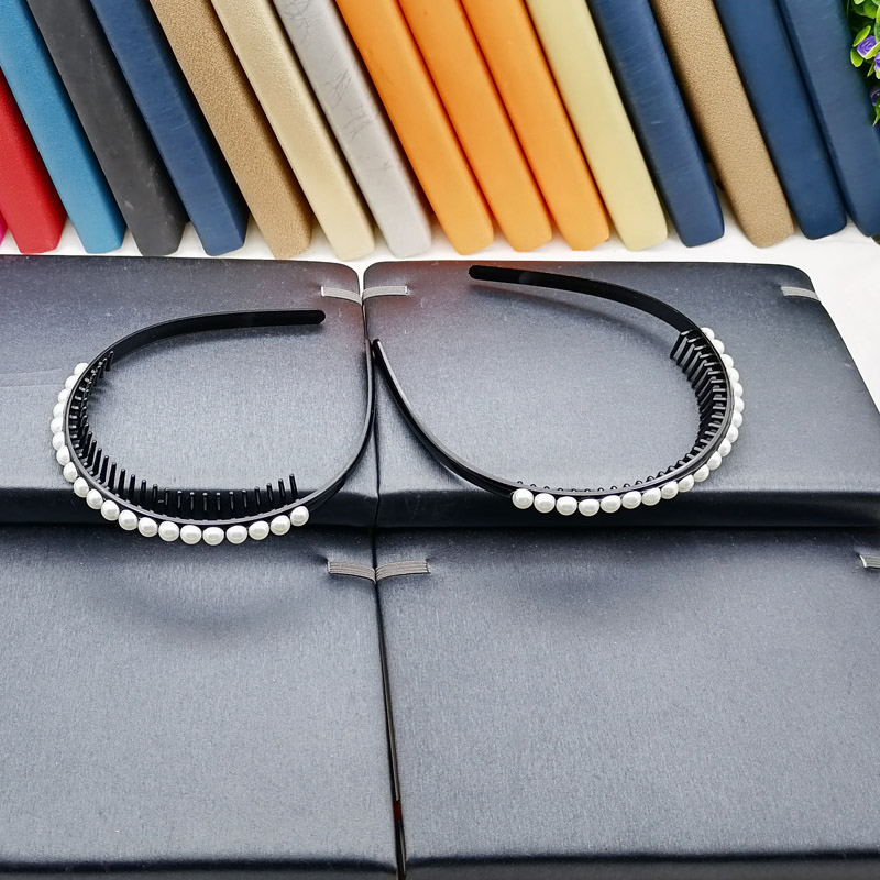 A3136 Pearl Ten-Thousand-tooth headband, Headband, Hairpin, hair clip, hair accessory, headwear, two-yuan store Specification image