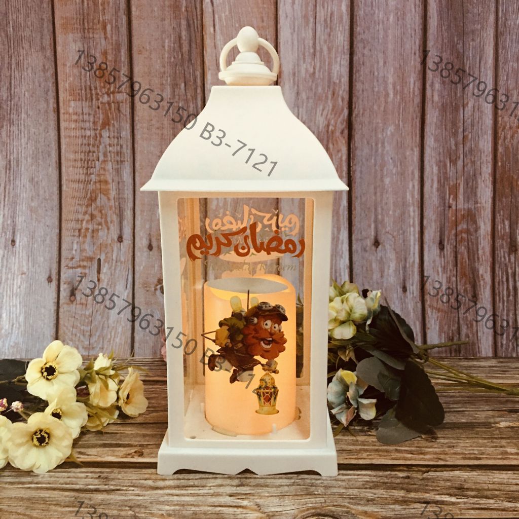 Custom-made iron art led lights eid for Ramadan, decorative lanterns and wind lamps for home decoration Item Picture