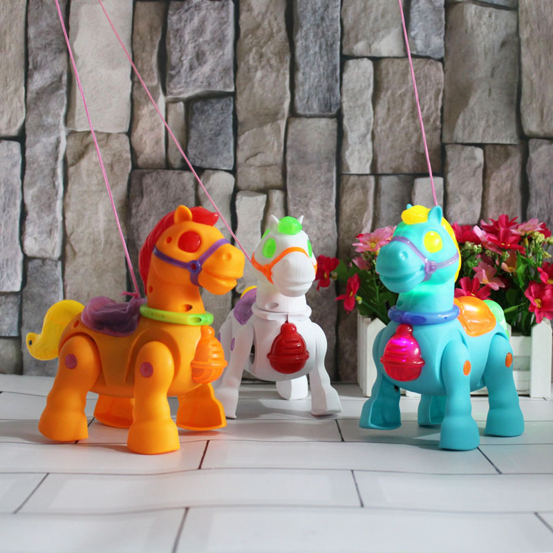 New electric leash toys, electric leash pigs, electric leash dinosaurs, dinosaur toys, street stall toys Application Scenario