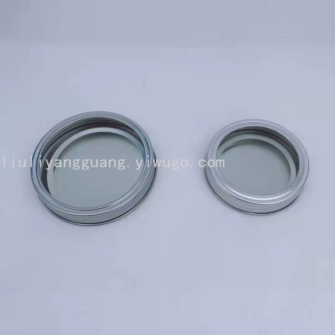 Cross Border special for 70mm standard mouth Mason jar 86 wide mouth silver Mason jar split lid