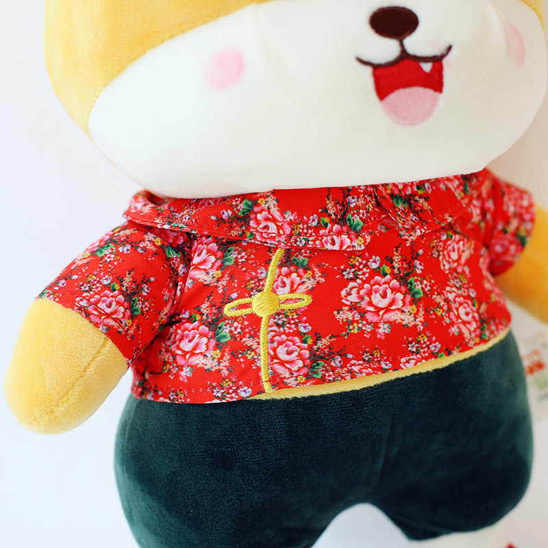 New mascot: Tiger, Tiger Girl, Tiger Baby, plush toys, throw pillows, plush toys, dolls, company gifts Specification drawing