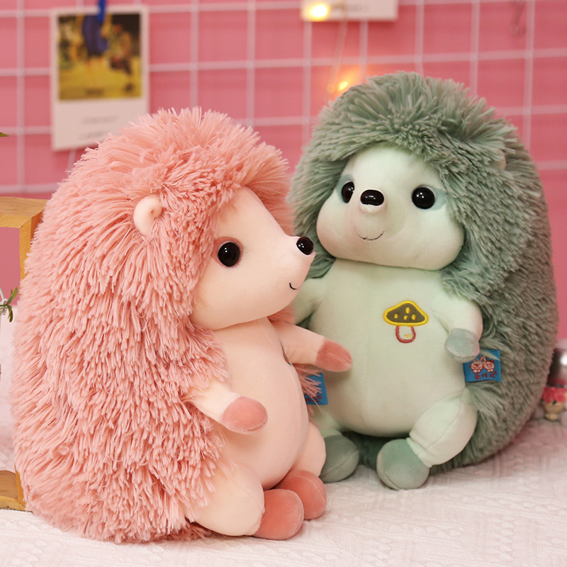 Haoweida's new cute hedgehog plush toy doll is a birthday gift for girls and is available for wholesale full figure