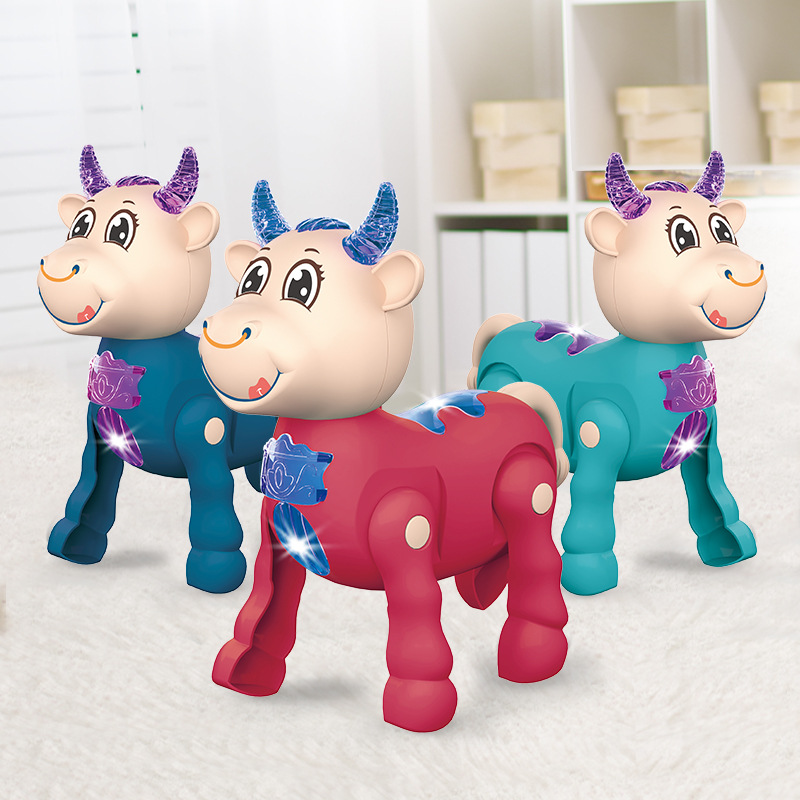 New electric leash toys, electric leash pigs, electric leash dinosaurs, dinosaur toys, street stall toys Specification drawing
