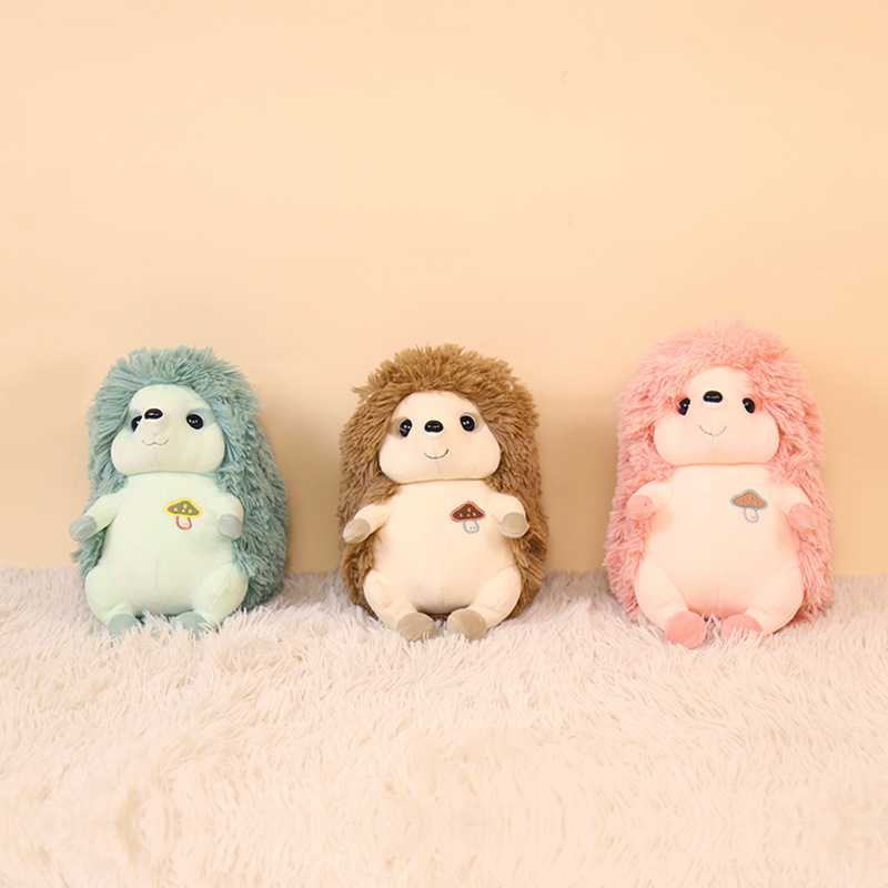 Haoweida's new cute hedgehog plush toy doll is a birthday gift for girls and is available for wholesale details Picture